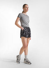 Faded Effect Stretch Lightweight Jersey T-Shirt - - FADED BLACK | DEHA