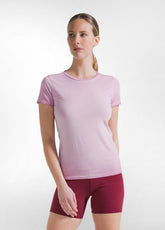 T-SHIRT EFFETTO SFUMATO IN JERSEY LEGGERO STRETCH - FADED PINK | DEHA