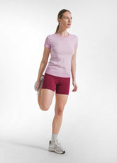 T-SHIRT EFFETTO SFUMATO IN JERSEY LEGGERO STRETCH - FADED PINK | DEHA