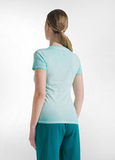 Faded Effect Stretch Lightweight Jersey T-Shirt - - FADED GREEN | DEHA