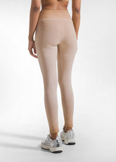 SET TOP E LEGGINGS EFFETTO FADE MARRONE - | DEHA