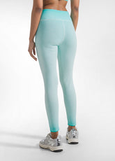 SET TOP SPORTIVO E LEGGINGS EFFETTO FADE VERDE - | DEHA