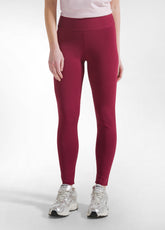LEGGINGS A VITA ALTA TINTA UNITA ROSSO - CHERRY RED | DEHA