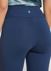 LEGGINGS A VITA ALTA IN JERSEY STRETCH BLU - Activewear | DEHA