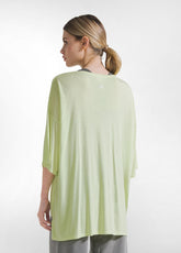 T-SHIRT YOGA OVERSIZE TINTA UNITA GIALLO - LIME | DEHA