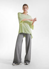 T-SHIRT YOGA OVERSIZE TINTA UNITA GIALLO - Set Yoga / Pilates | DEHA