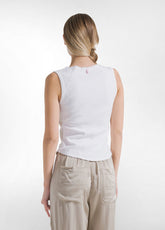 CANOTTA A COSTINE BIANCO - WHITE | DEHA