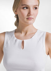 CANOTTA A COSTINE BIANCO - WHITE | DEHA