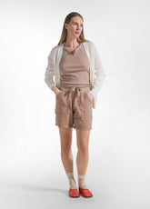 CANOTTA A COSTINE MARRONE - Activewear | DEHA