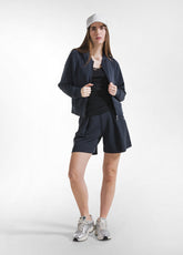 CANOTTA DOPPIO STRATO IN TULLE NERO - BLACK | DEHA