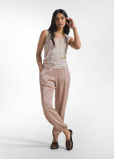 CANOTTA IN TULLE ALLOVER BEIGE | DEHA