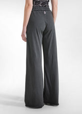 Wide-Leg Pants With Faded Effect - Black - BLACK | DEHA