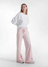 PANTALONI AMPI EFFETTO FADE ROSA - BLUSH PINK | DEHA