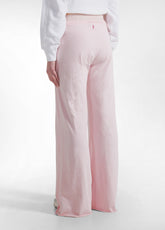 PANTALONI AMPI EFFETTO FADE ROSA - BLUSH PINK | DEHA