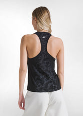 TOP VOGATORE CON DETTAGLI IN PIZZO NERO - BLACK | DEHA
