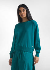 GREEN CREWNECK SWEATSHIRT - Leisurewear | DEHA