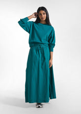 GREEN CREWNECK SWEATSHIRT - Leisurewear | DEHA