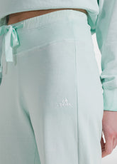 Faded Effect Flare Pants - Blue - Organic Cotton | DEHA