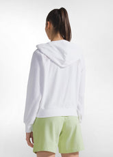 Double-Layer Sweatshirt With Mesh - White - WHITE | DEHA
