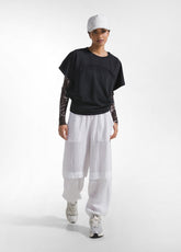 Weite Joggers Aus Viskose Mit Crinkle-Effekt - Weiss - Neue Kollektion | SS26: READY WHEN YOU ARE | DEHA