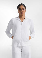 FELPA LEGGERA CORE CON ZIP BIANCO - New In | SS26: READY WHEN YOU ARE | DEHA