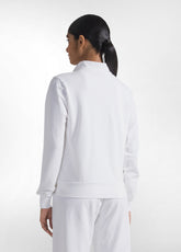 FELPA LEGGERA CORE CON ZIP BIANCO - WHITE | DEHA
