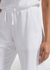 PANTALONE FELPA ORGANICA BIANCO - Activewear | DEHA