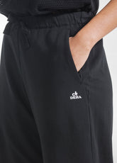 PANTALONE FELPA ORGANICA NERO - BLACK | DEHA
