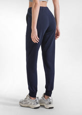 Stretch Fabric Joggers - Blue - BLUE NIGHT | DEHA