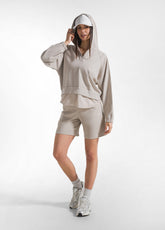 SHORTS IN FELPA STRETCH BEIGE - New In | SS26: READY WHEN YOU ARE | DEHA