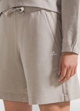 SHORTS IN FELPA STRETCH BEIGE - New In | SS26: READY WHEN YOU ARE | DEHA
