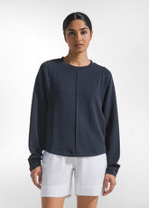 SWEATSHIRT IN MODAL SOFT TOUCH NERO - New In | SS26: READY WHEN YOU ARE | DEHA