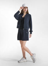 SHORTS PLISSETTATI IN MODAL SOFT TOUCH NERO - BLACK | DEHA