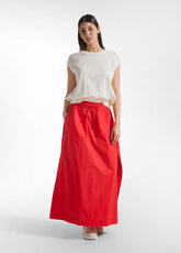 COMBINED SILK TOP - WHITE - Sweaters | DEHA