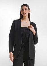 Open Scuba Cotton Sweatshirt - Black - Jackets & Vests | DEHA