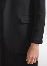 Open Scuba Cotton Sweatshirt - Black - BLACK | DEHA