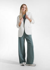 FELPA IN SCUBA DI COTONE APERTA BIANCO - New In | SS26: READY WHEN YOU ARE | DEHA