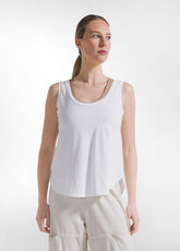 TOP COMFORT IN JERSEY ORGANICO BIANCO - WHITE | DEHA