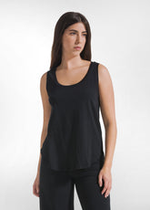ORGANIC JERSEY COMFORT TOP - BLACK - BLACK | DEHA
