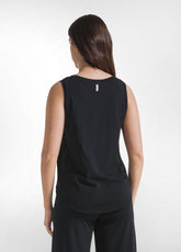 ORGANIC JERSEY COMFORT TOP - BLACK - BLACK | DEHA
