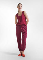 TOP COMFORT IN JERSEY ORGANICO ROSSO - CHERRY RED | DEHA