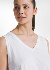 Fluid Flame Jersey Top - Weiss - WHITE | DEHA