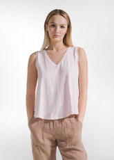 Fluid Flame Jersey Top - Pink - BLUSH PINK | DEHA