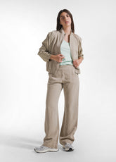 FLAMME V-NECK T-SHIRT - GREEN - JADE GREEN | DEHA