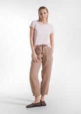 T-SHIRT IN COTONE FLAMMÈ ROSA - Top & T-shirts | DEHA