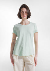 T-SHIRT IN COTONE FLAMMÈ VERDE - Top & T-shirts | DEHA