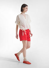 BLUSA IN MUSSOLA DI COTONE LEGGERA BIANCO - Camicie & Bluse | DEHA