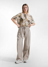 TOP ALL OVER IN MUSSOLA DI COTONE VERDE - GREEN ANEMONE | DEHA