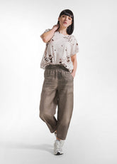 Balloon Denim Effect Pants - Black - DIGITAL BLACK DENIM | DEHA
