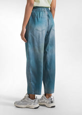 PANTALONI BALLOON DENIM EFFECT BLU - DIGITAL BLUE DENIM | DEHA